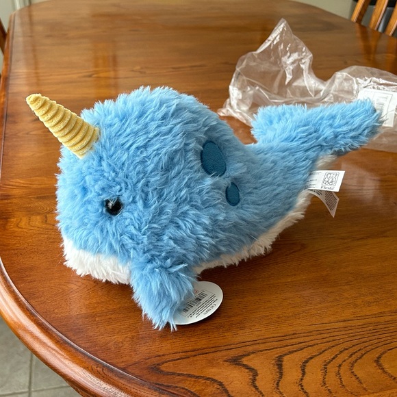 Scruffy Narwhal Plush Toy 13” - Picture 5 of 5